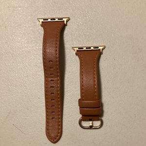 Apple Watch band brown/ tan leather